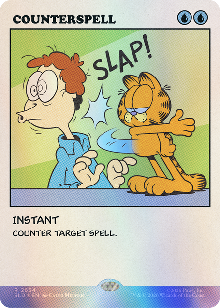 Secret Lair Drop: Secret Lair X Garfield: As Intended - Traditional Foil Edition - Secret Lair Drop Series (SLD)