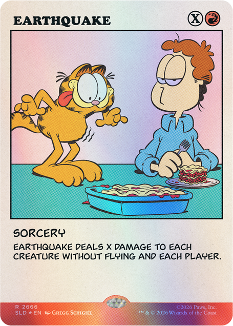 Secret Lair Drop: Secret Lair X Garfield: As Intended - Traditional Foil Edition - Secret Lair Drop Series (SLD)