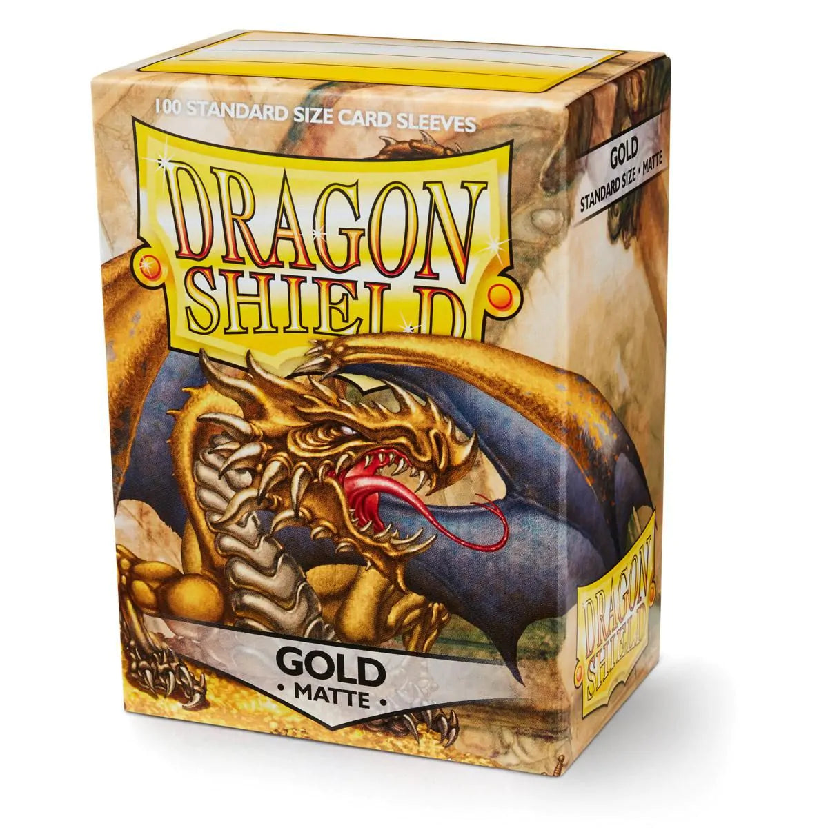 Dragon Shield Sleeves: Matte Gold (Box of 100)