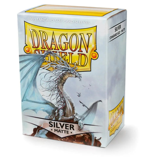 Dragon Shield Sleeves: Matte Silver (Box of 100)