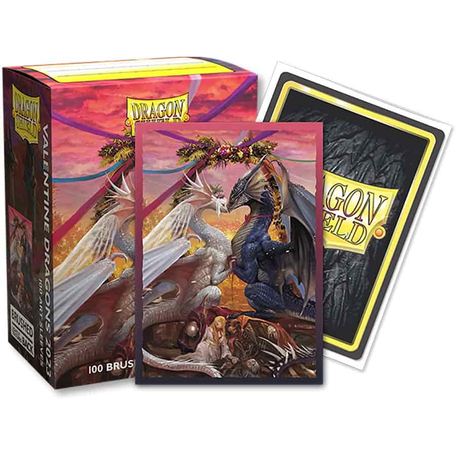 Dragon Shield Sleeves: Brushed Art: Valentine Dragon 2023
