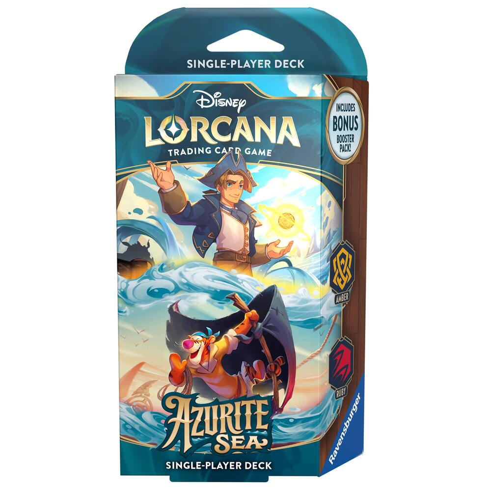 Disney Lorcana: Azurite Sea (Set 6) - Starter Deck Amber/Ruby