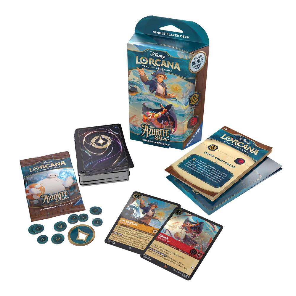 Disney Lorcana: Azurite Sea (Set 6) - Starter Deck Amber/Ruby