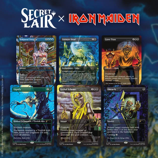 Secret Lair x Iron Maiden: Album Art - Non-Foil Edition - Secret Lair Drop Series (SLD)