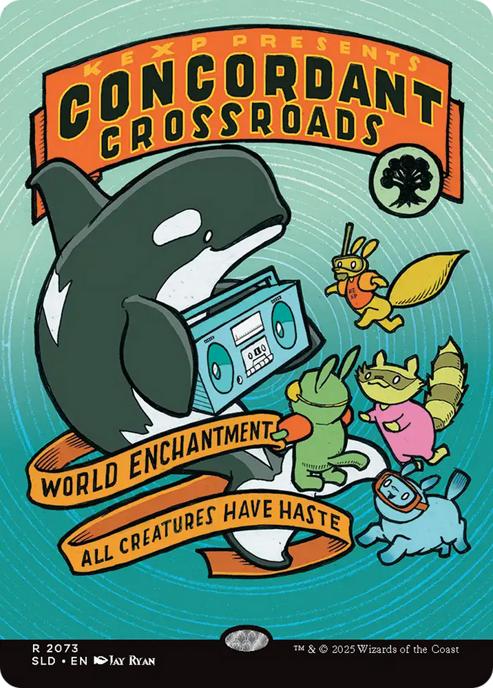 Concordant Crossroads (2073) (Rainbow Foil) [Secret Lair Drop Series]