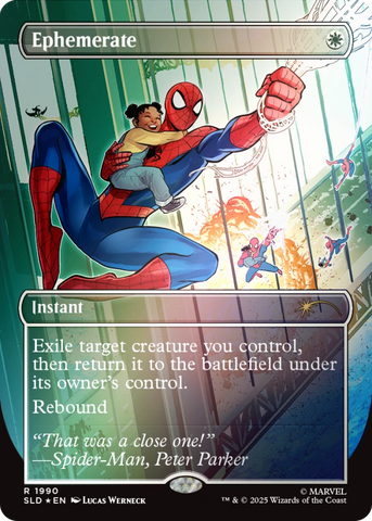 Secret Lair Drop: Secret Lair x Marvel's Spider-Man: Heroic Deeds - Rainbow Foil Edition - Secret Lair Drop Series (SLD)