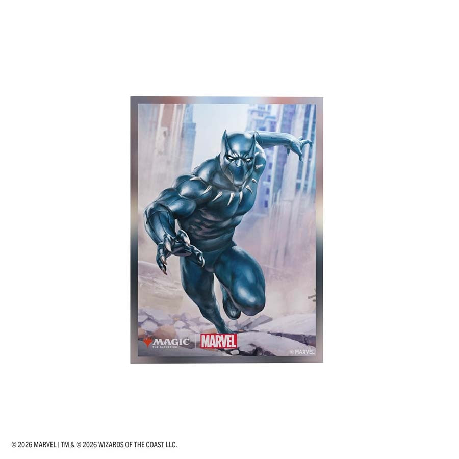 Magic: The Gathering Marvel Superheroes Premium Art Sleeves - Black Panther - GameGenic Card Sleeves