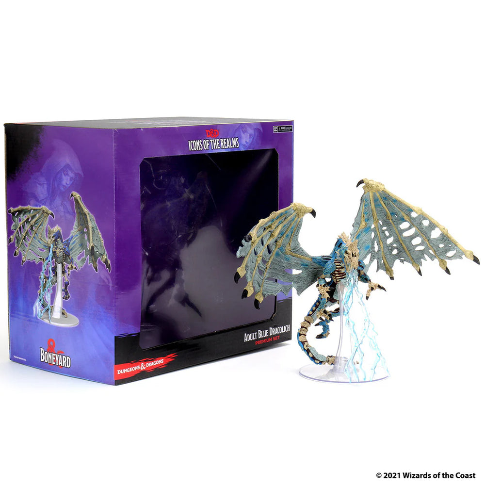 D&D: Icons of the Realms - Boneyard - Adult Blue Dracolich