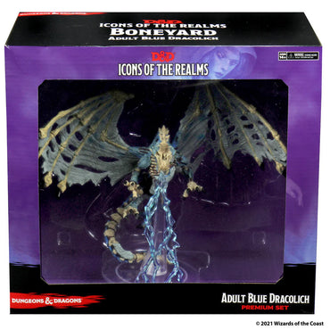 D&D: Icons of the Realms - Boneyard - Adult Blue Dracolich