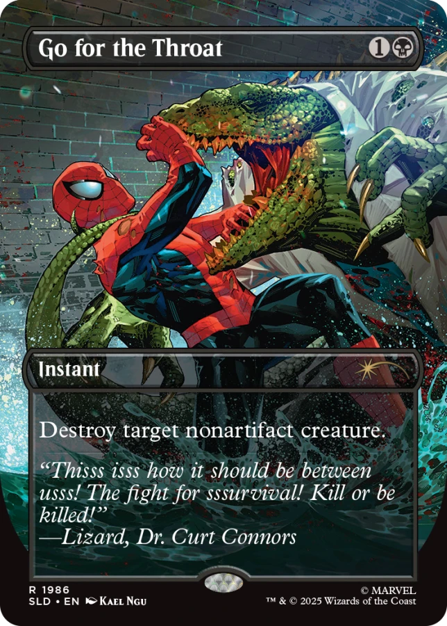 Secret Lair Drop: Secret Lair x Marvel's Spider-Man: Villainous Plots - Rainbow Foil Edition - Secret Lair Drop Series (SLD)