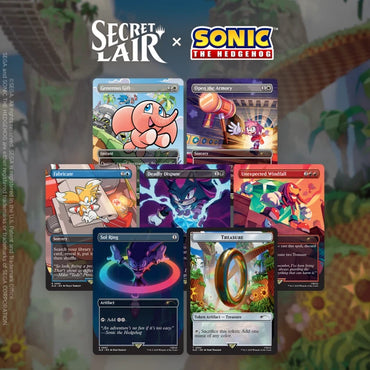 Secret Lair x Sonic the Hedgehog Superdrop: Chasing Adventure (Non-Foil) - Secret Lair Drop Series (SLD)