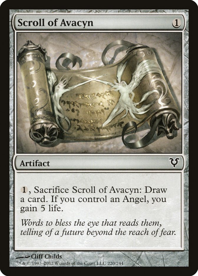 Scroll of Avacyn [Avacyn Restored]