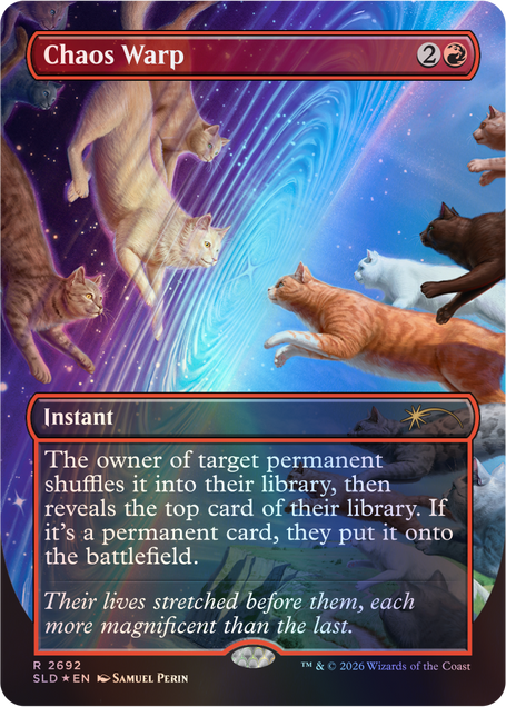 Secret Lair Drop: Cats of Chaos - Traditional Foil Edition - Secret Lair Drop Series (SLD)