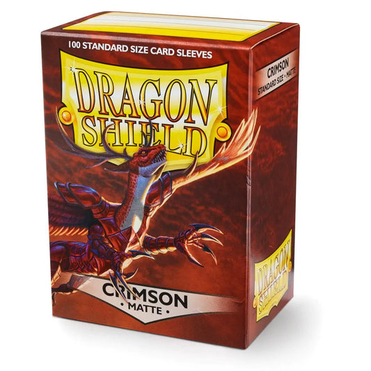 Dragon Shield Sleeves: Matte Crimson (Box of 100)