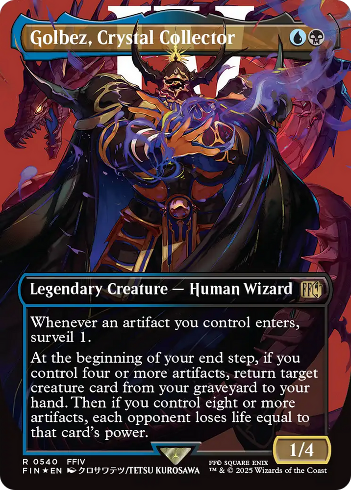 Golbez, Crystal Collector (Borderless) (Surge Foil) [FINAL FANTASY]