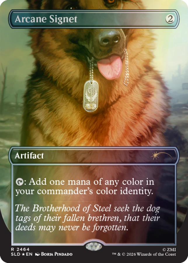 Secret Lair: Drop Series - Secret Lair x Fallout (Greet the Dog - Traditional Foil Edition)