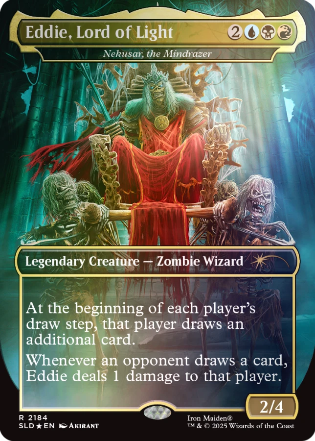 Secret Lair x Iron Maiden: Eddie Unchained - Rainbow Foil Edition - Secret Lair Drop Series (SLD)