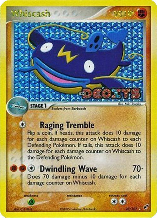 whiscash pokemon card 41/160 Rare XY Primal Clash Naer Mint Colorless Earthquake (120) This attack does 20 damage to each of your Benched Pokmon ArtStation - Whiscash Fan art