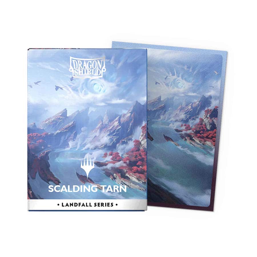 Dragon Shield: Magic the Gathering: Landfall Series: Matte Dual Art (Standard Size Licensed Sleeve): Scalding Tarn (100ct)