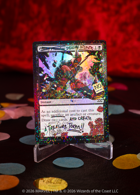 Secret Lair Drop: Secret lair X Marvel's Deadpool: I Fixed It (You're Welcome) - Pool Party Foil Edition - Secret Lair Drop Series (SLD)
