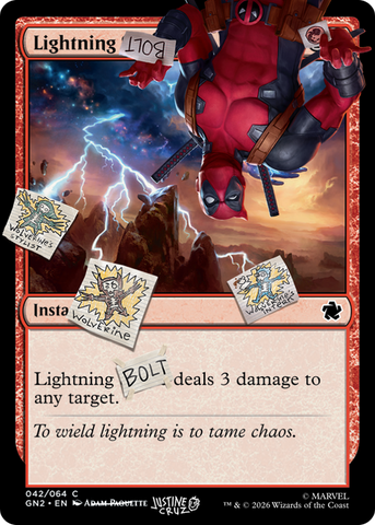 Secret Lair Drop: Secret lair X Marvel's Deadpool: I Fixed It (You're Welcome) - Non Foil Edition - Secret Lair Drop Series (SLD)