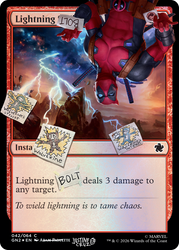 Secret Lair Drop: Secret lair X Marvel's Deadpool: I Fixed It (You're Welcome) - Traditional Foil Edition - Secret Lair Drop Series (SLD)