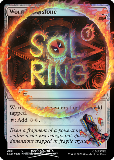 Secret Lair Drop: Secret lair X Marvel's Deadpool: I Fixed It (You're Welcome) - Traditional Foil Edition - Secret Lair Drop Series (SLD)