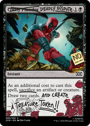 Secret Lair Drop: Secret lair X Marvel's Deadpool: I Fixed It (You're Welcome) - Non Foil Edition - Secret Lair Drop Series (SLD)