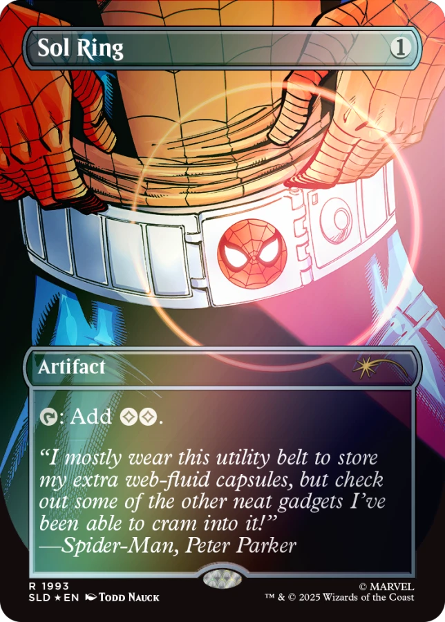 Secret Lair Drop: Secret Lair x Marvel's Spider-Man: Heroic Deeds - Rainbow Foil Edition - Secret Lair Drop Series (SLD)