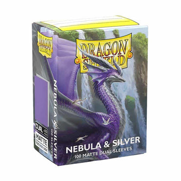 Dragon Shield: Standard 100ct Sleeves - Nebula & Silver (Dual Matte)