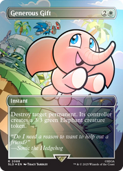 Secret Lair x Sonic the Hedgehog Superdrop: Chasing Adventure (Rainbow Foil) - Secret Lair Drop Series (SLD)