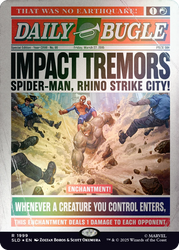 Secret Lair Drop: Secret Lair x Marvel's Spider-Man: Daily Bugle Breaking News - Rainbow Foil Edition - Secret Lair Drop Series (SLD)
