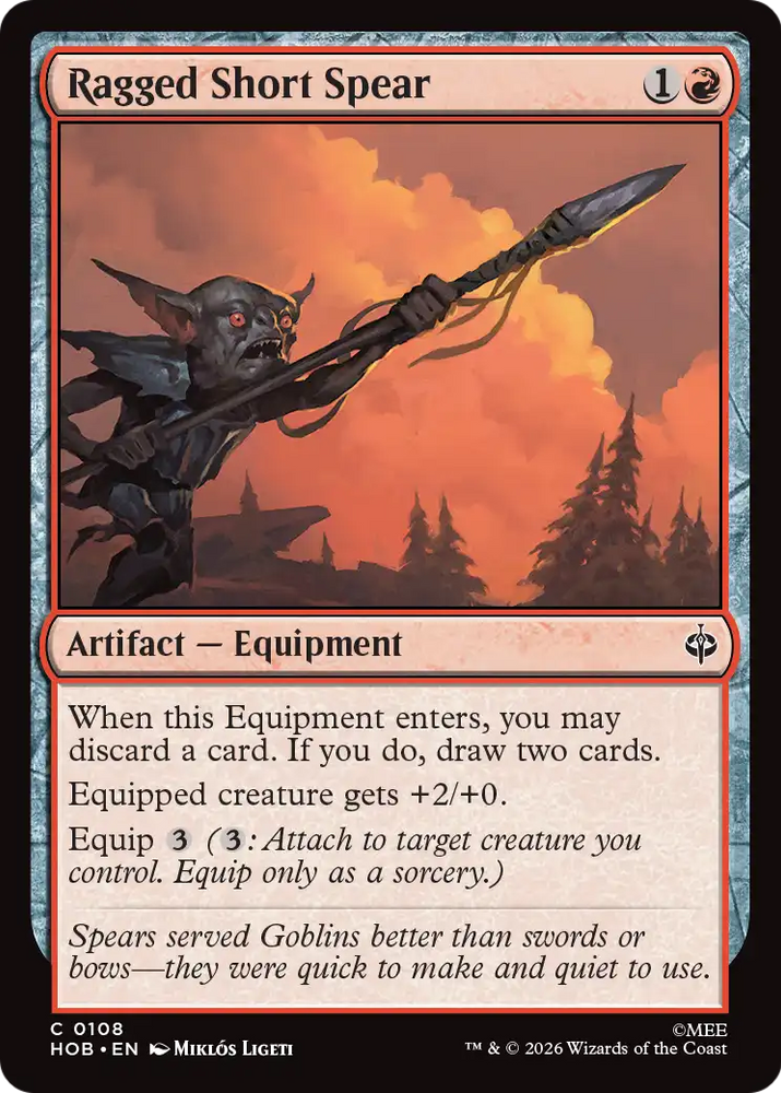 Ragged Short Spear [The Hobbit]