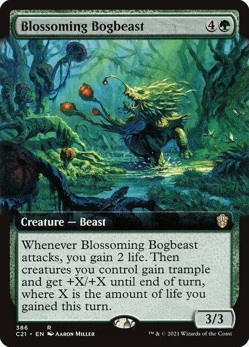 Blossoming Bogbeast (Extended Art)