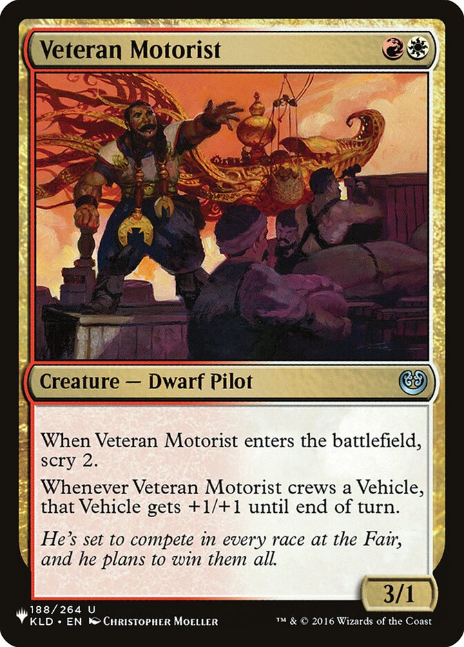 Veteran Motorist [The List]