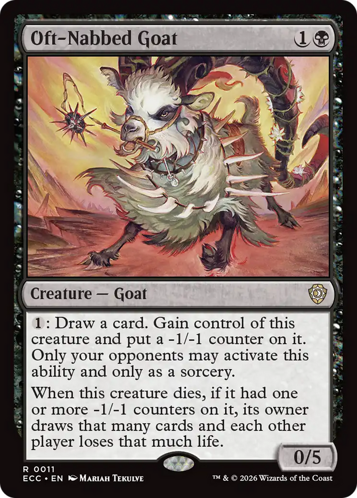 Oft-Nabbed Goat [Lorwyn Eclipsed Commander]
