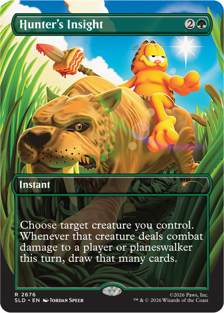 Secret Lair Drop: Secret Lair X Garfield: Our Only Thought is to Entertain You - Non-Foil Edition - Secret Lair Drop Series (SLD)