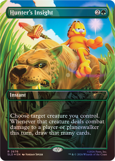 Secret Lair Drop: Secret Lair X Garfield: Our Only Thought is to Entertain You - Traditional Foil Edition - Secret Lair Drop Series (SLD)