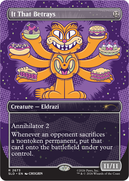 Secret Lair Drop: Secret Lair X Garfield: Our Only Thought is to Entertain You - Non-Foil Edition - Secret Lair Drop Series (SLD)
