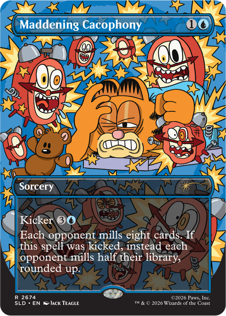 Secret Lair Drop: Secret Lair X Garfield: Our Only Thought is to Entertain You - Non-Foil Edition - Secret Lair Drop Series (SLD)