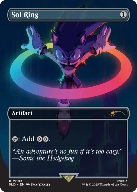 Secret Lair x Sonic the Hedgehog Superdrop: Chasing Adventure (Non-Foil) - Secret Lair Drop Series (SLD)