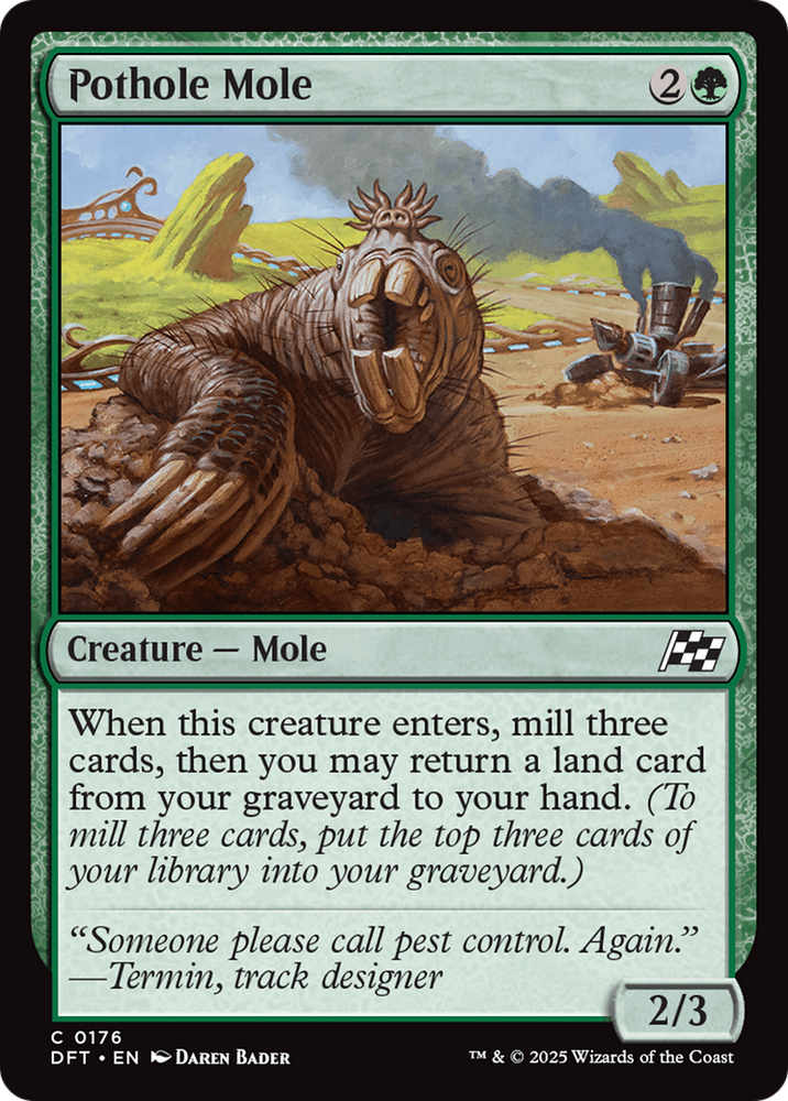 Pothole Mole [Aetherdrift]