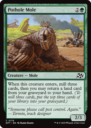 Pothole Mole [Aetherdrift]