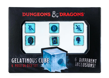 FANROLL: DUNGEONS AND DRAGONS: GELATINOUS CUBE DICE (6CT)