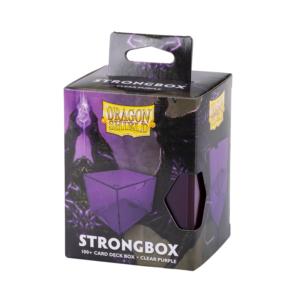 Dragon Shield: Strongbox - Clear Purple