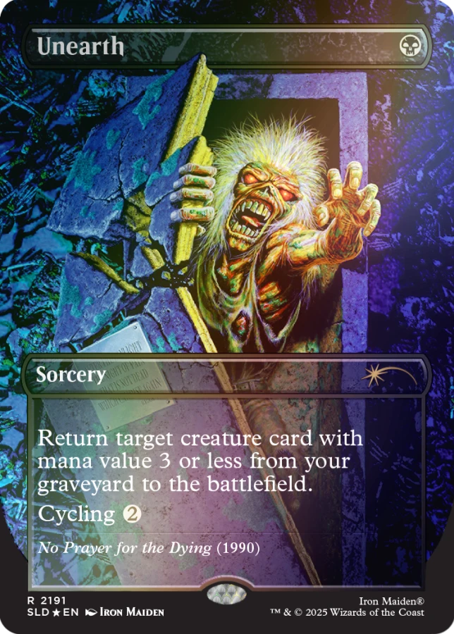 Secret Lair x Iron Maiden: Album Art - Rainbow Foil Edition - Secret Lair Drop Series (SLD)