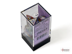 Festive Carousel/White Polyhedral 7-Dice Set (CHX 27440)