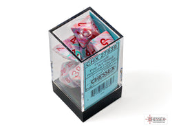 Festive Pop Art/Red Polyhedral 7-Dice Set (CHX 27539)