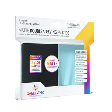 GameGenic: Matte Double Sleeving Pack 100