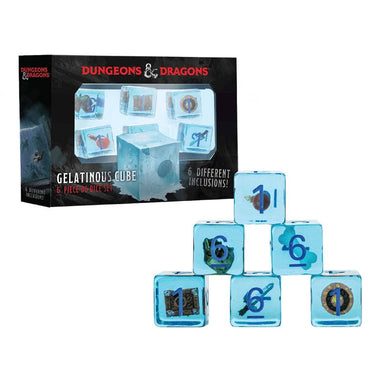 FANROLL: DUNGEONS AND DRAGONS: GELATINOUS CUBE DICE (6CT)
